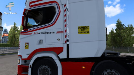 MEGA Transporter skin for Scania S by Player Thurein