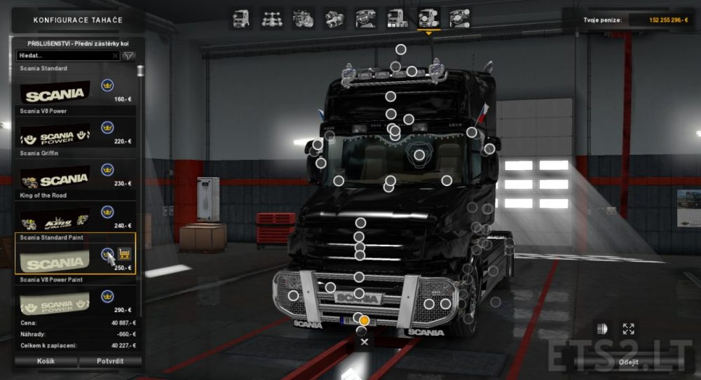 DLC Cabin for Scania T from RJL