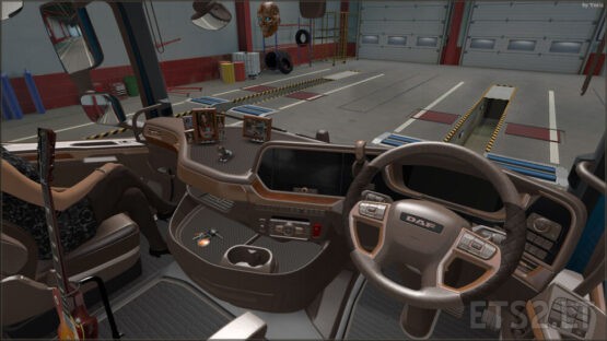 Beige Interior for DAF XG 2021 v 0.8