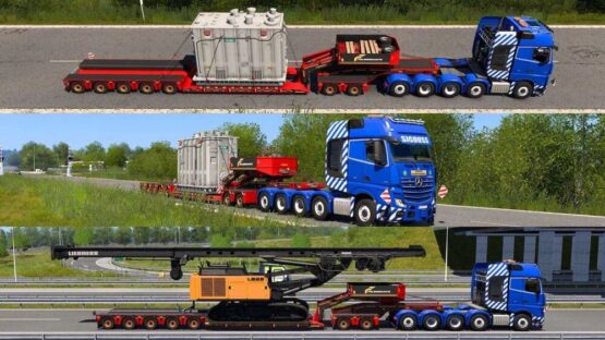 SCS Actros MP4 10×4 Chassis v1.0