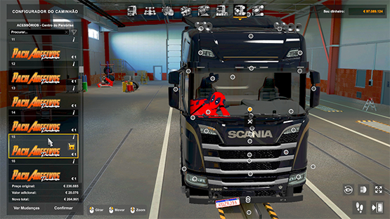 PACK 50 WINDSCREEN DECAL OF SCANIA NTG R