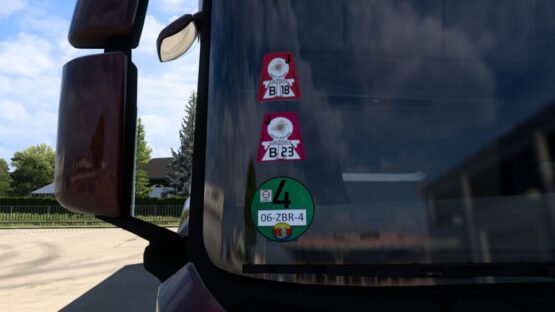 Toll + Emission Sticker