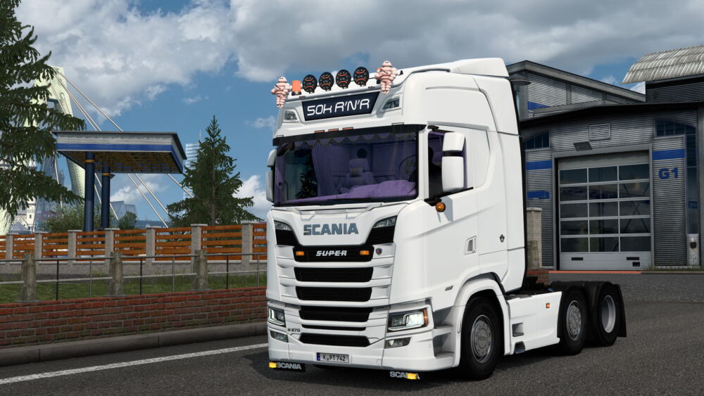 SCANIA NETX GEN PURPLE R S G CAB