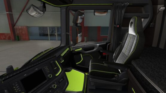 Green Lime Interior for Scania S & R 2016