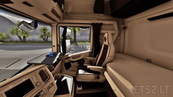 Scania Next Gen Beige-Brown Interior