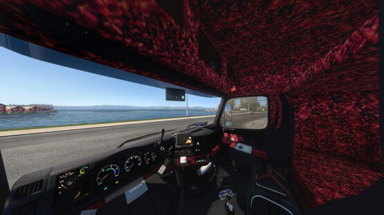 Volvo FH12 1 gen Red Plush Interior