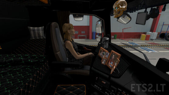 Dark Interior Volvo FH16 2012 v.0.9