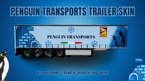 Penguin Transports Trailer Skin