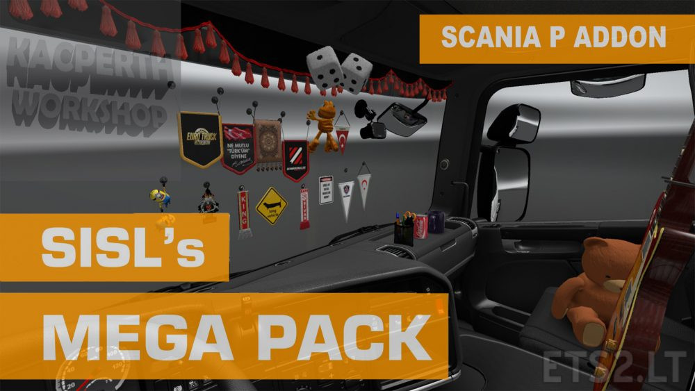 Sisl’s Mega Pack Addon for Scania P Modifications