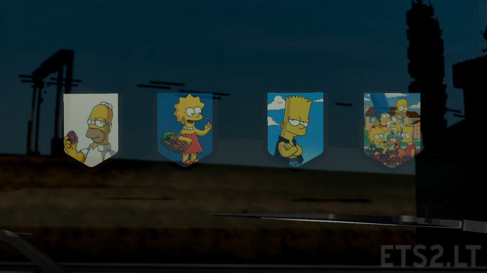 The Simpsons Pennants Pack #1