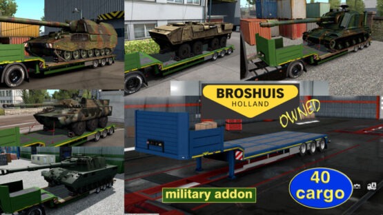 Military Addon for Ownable Broshuis Trailer v1.2.14