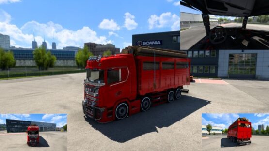 Scania S 8×2 by Finion (Kirkayak) [ETS2 1.50]