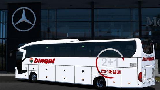 Mercedes Benz Travego 16 Shd Bingöl Yüzen Ada Kaplaması