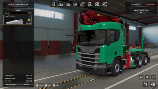 Scania NG Doll Long Wood Chassis Addon