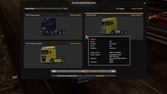 Extra MAX Fuel Tank Capacity for ALL Truck Mod for ETS 1.48