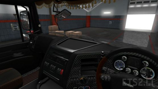 Dark Interior for DAF XF 105 2.1