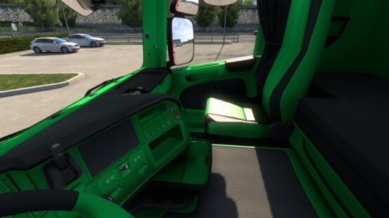 Black & Green Interior for Scania R 2009