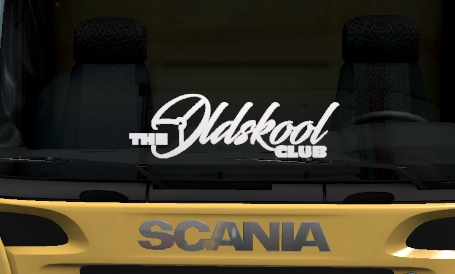 The OldSkool Club Sticker for Scania RJL