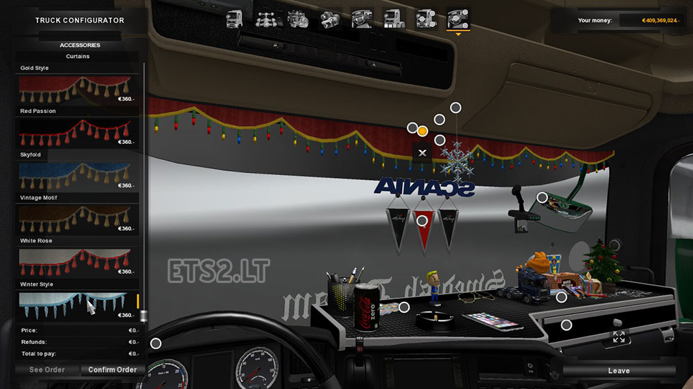 Christmas Addons Compability for Scania RJL