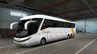 SCANIA G7 Bus Volánbusz (white) Skin