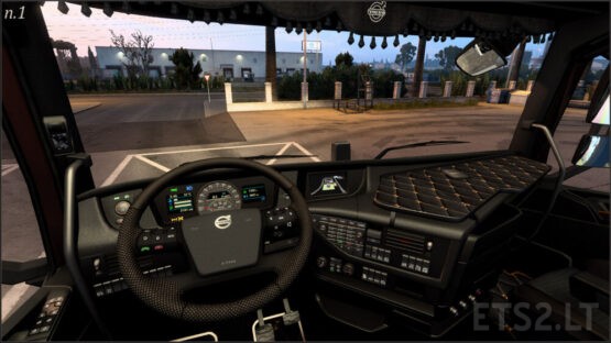 Dark grey Interior for Volvo FH16 2012 v 1.1