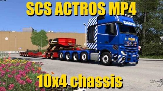 SCS Actros MP4 10×4 Chassis v1.0