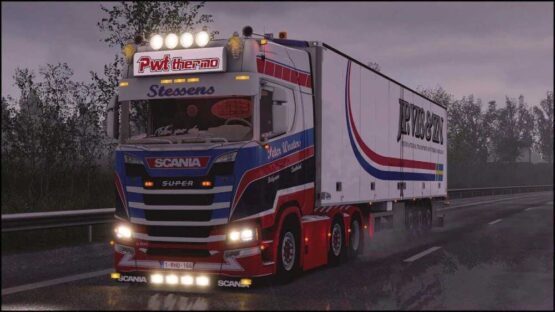 Scania S500 PWT Stessens + JP Vis Trailer v5.0